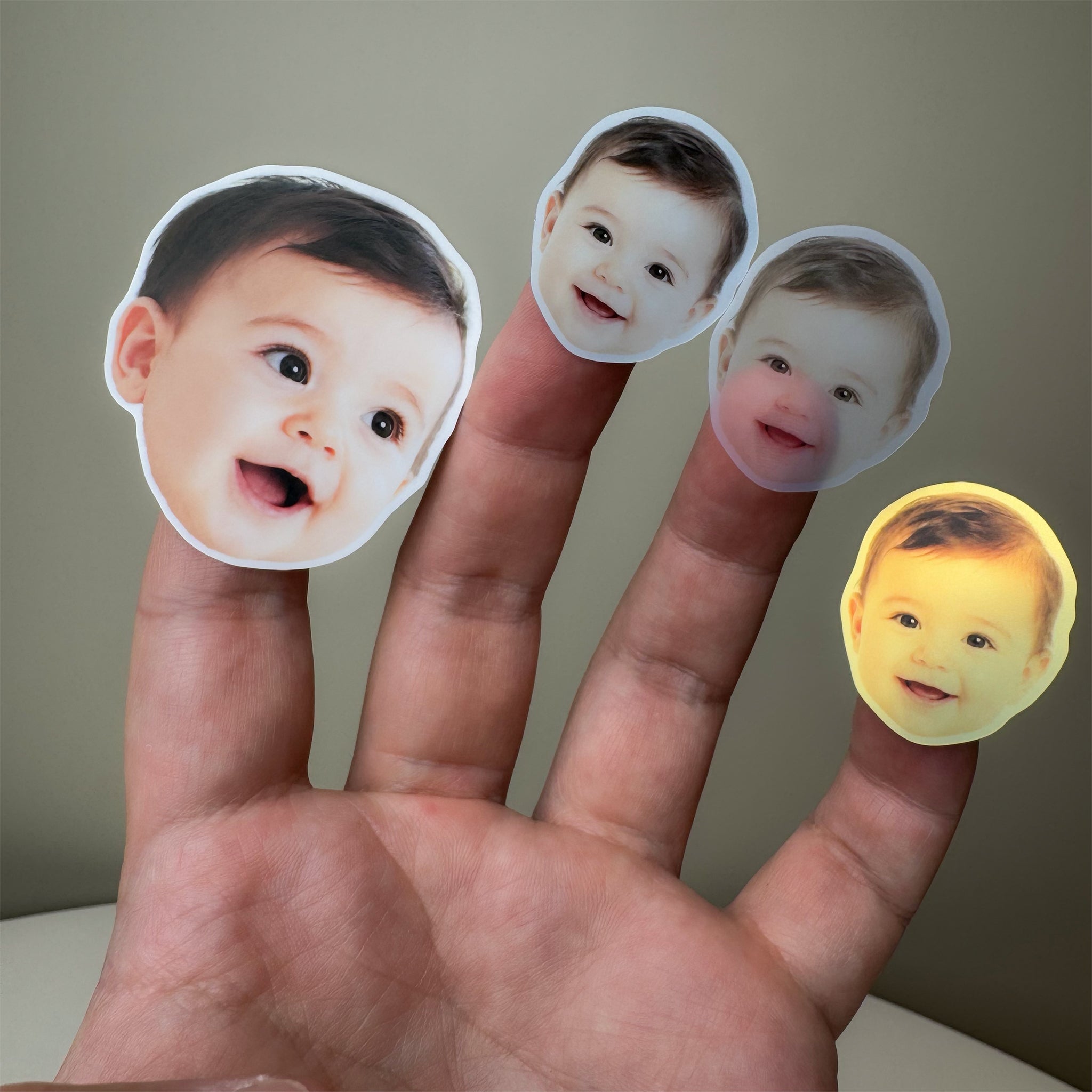 Face Sticker — styled use