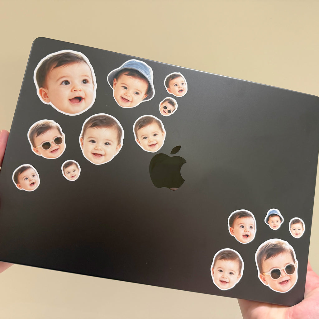 Face Sticker — styled use