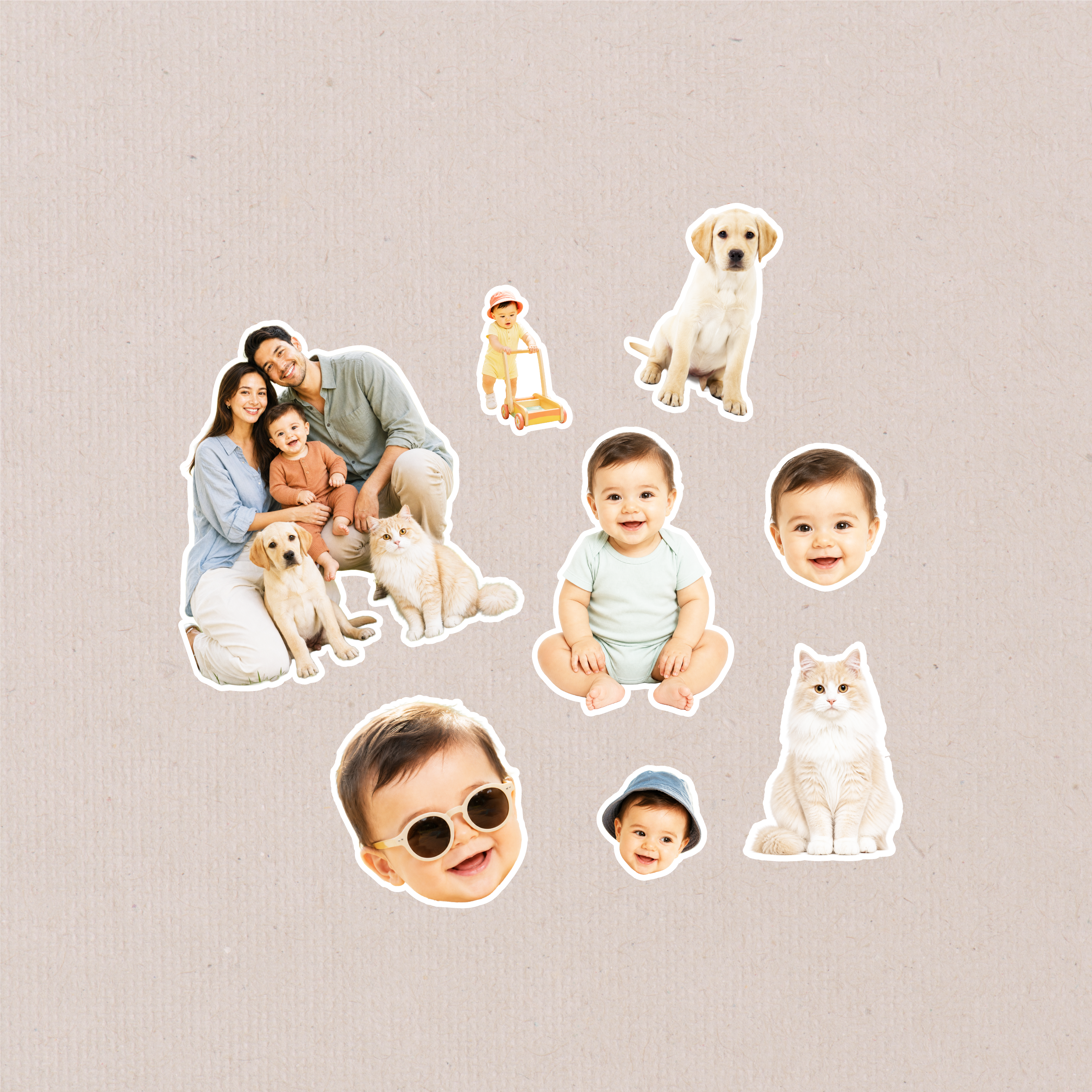 Package Full — A5 curated photo sticker package by EVERSTORY STUDIO